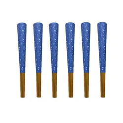 OEM подгонял Печатать один цвет черный Мульти-цвет по индивидуальному заказу размер до проката конусов с тонкими наконечниками папиросной бумаги