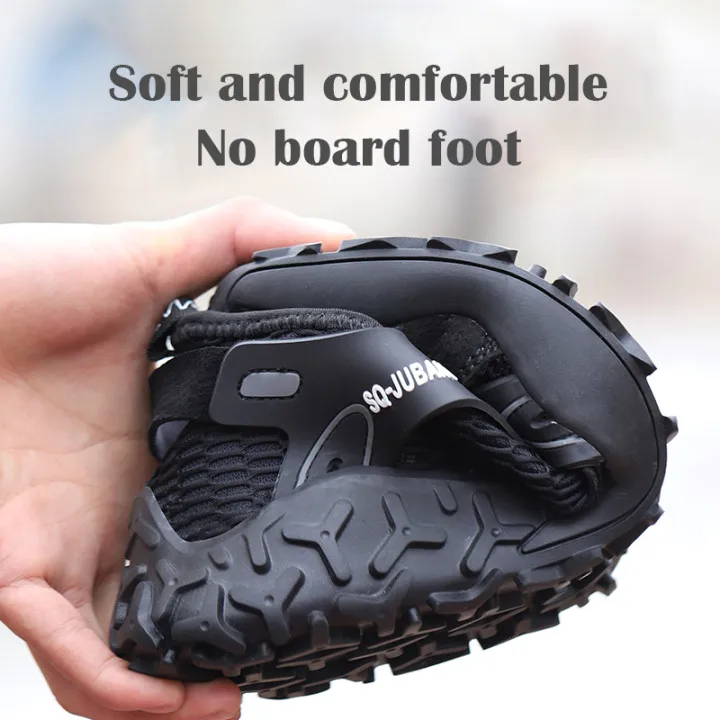 Best non slip industrial steel toe footwear safety trainers lightweight safety shoes with metal toe cap