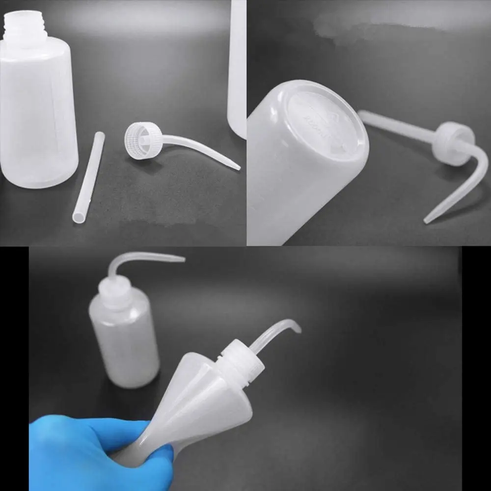 Color material cleaning elbow squeeze bottle 250/500ml Wenxiu plastic alcohol rinse bottle