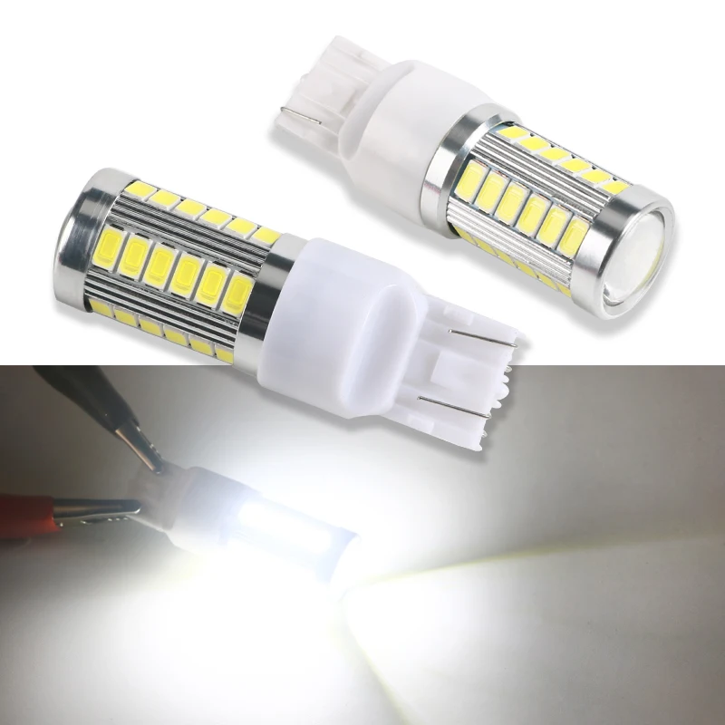 PUERXIN DC12V Turn Signal Light Reserve Light S25 1156 1157 33SMD CanBus 5630 5730 LED Lamp Auto Car Tail Bulb Brake Lights