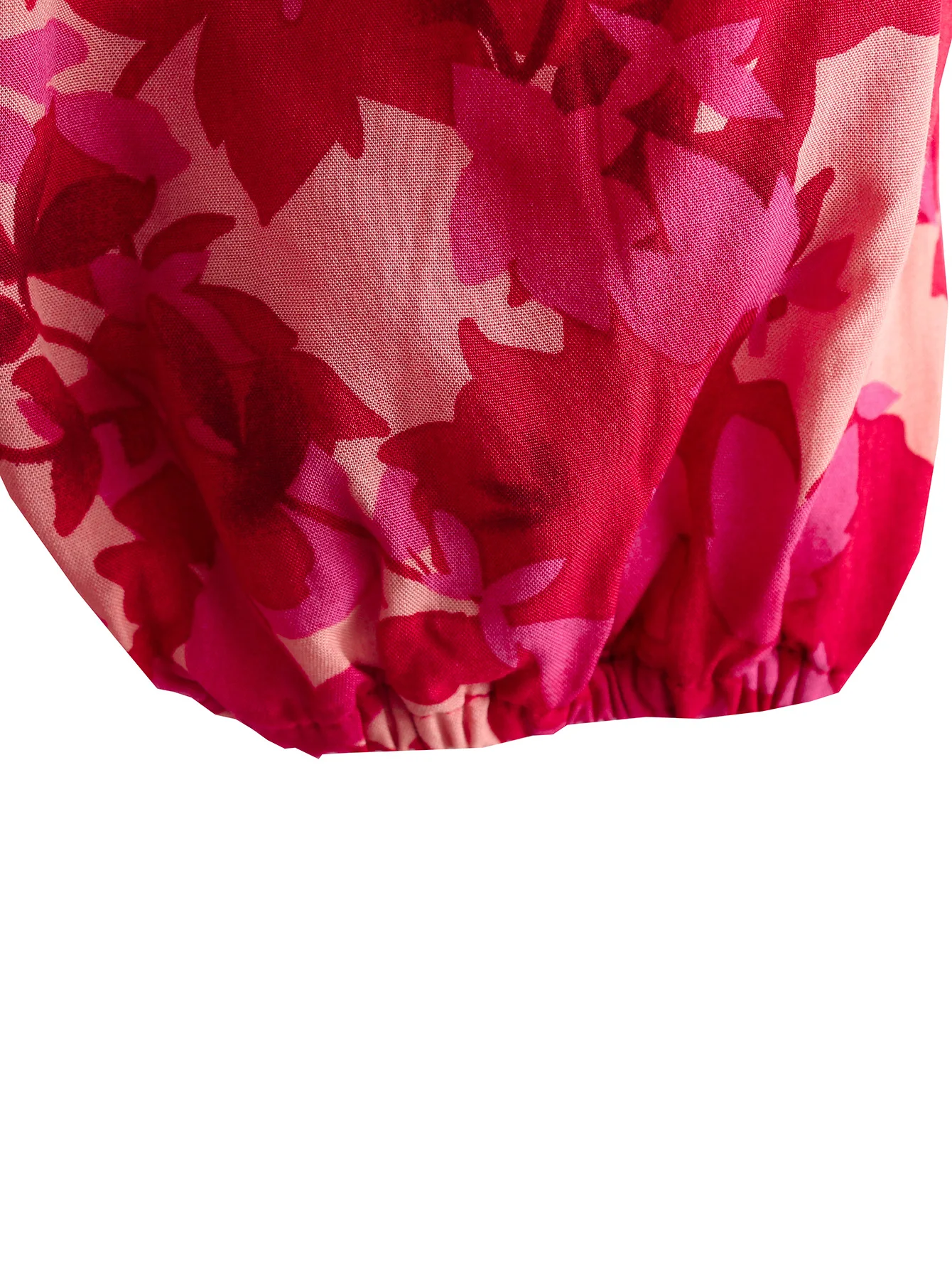 Red Women Floral hip wrap Sexy Wear Sexy Women Irregular printed hollow out Dresses