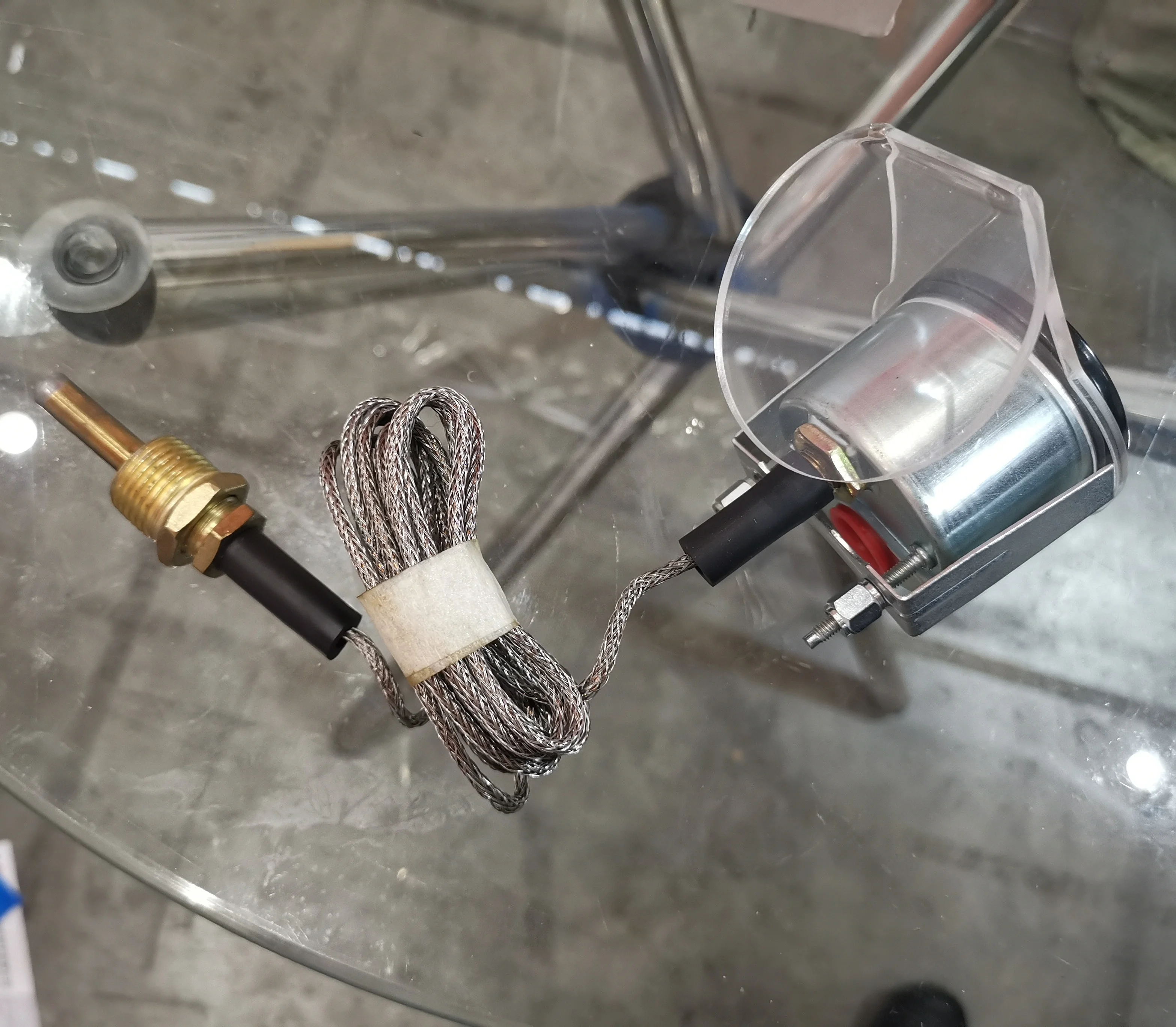 52mm water temperature gauge with 72 /144 inch for light truck