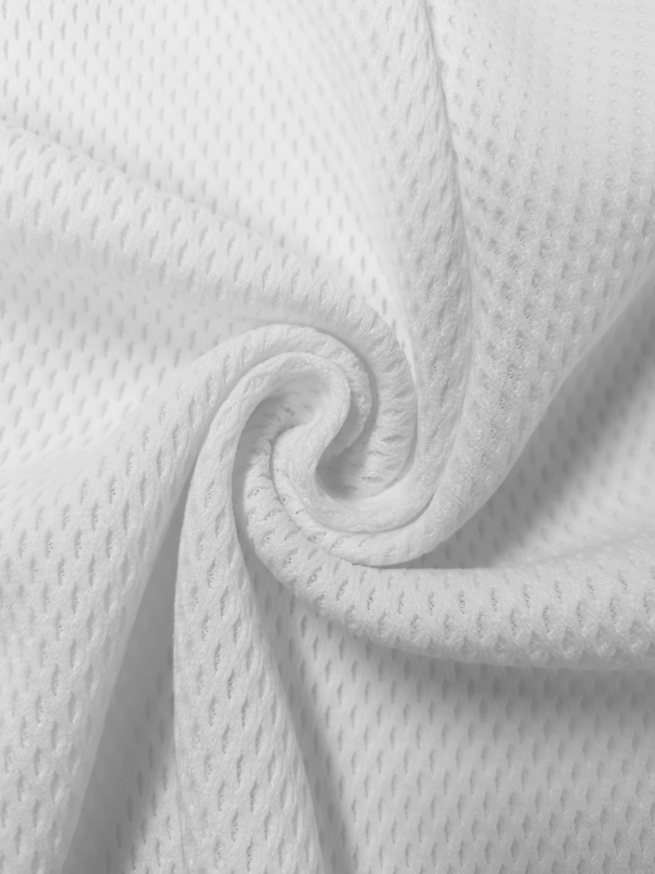 
3d Air High Distance Spacer Stretch Jewled 100 Polyester Mesh Fabric Customized 