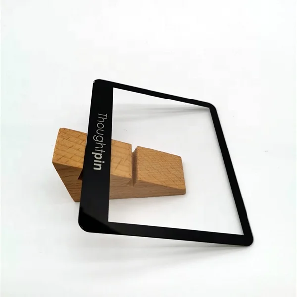 OEM Customized Ultra Thin Laser cutting silk screen printing Tempered screen tv lcd glass