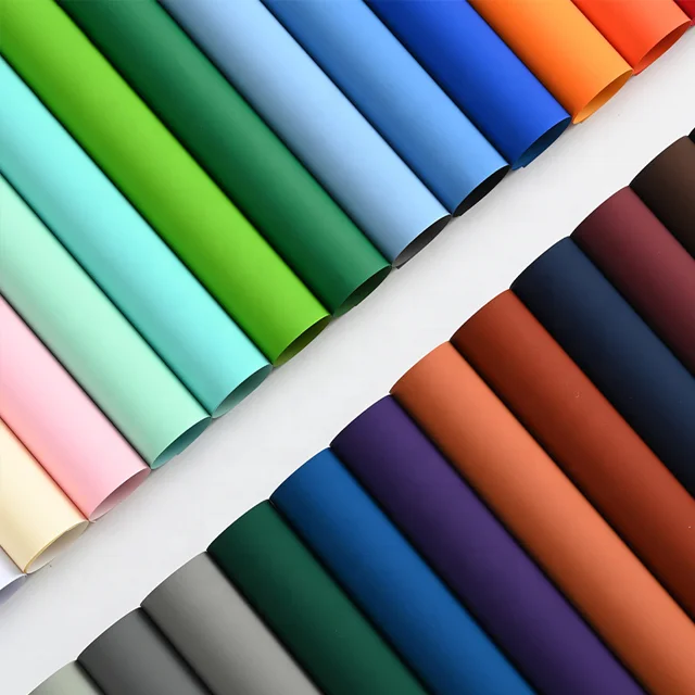 Fu Lam 120/250/300/350gsm Different Color Soft Touch Paper Sheet for Gift Wrapping Packaging