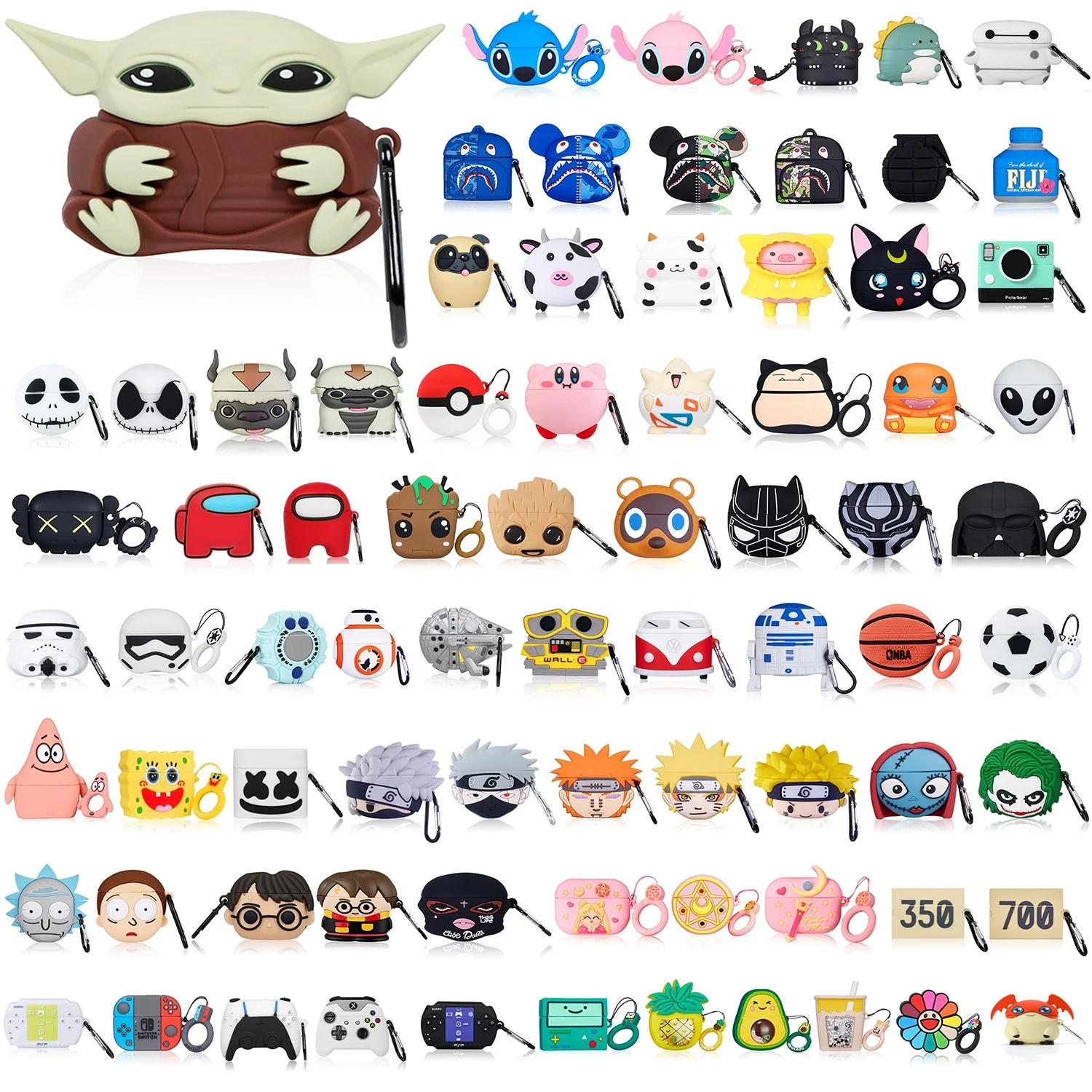 Мульти дизайн 3D чехол для Airpods Pro Чехол пользовательский дизайн для Airpods наушники аниме мультфильм для Airpod чехлы