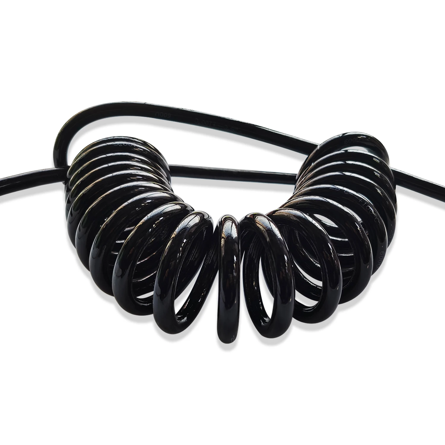 Coil Ethernet cable mechanical equipment spring wire PU 8 core 1.5 square cable Spiral