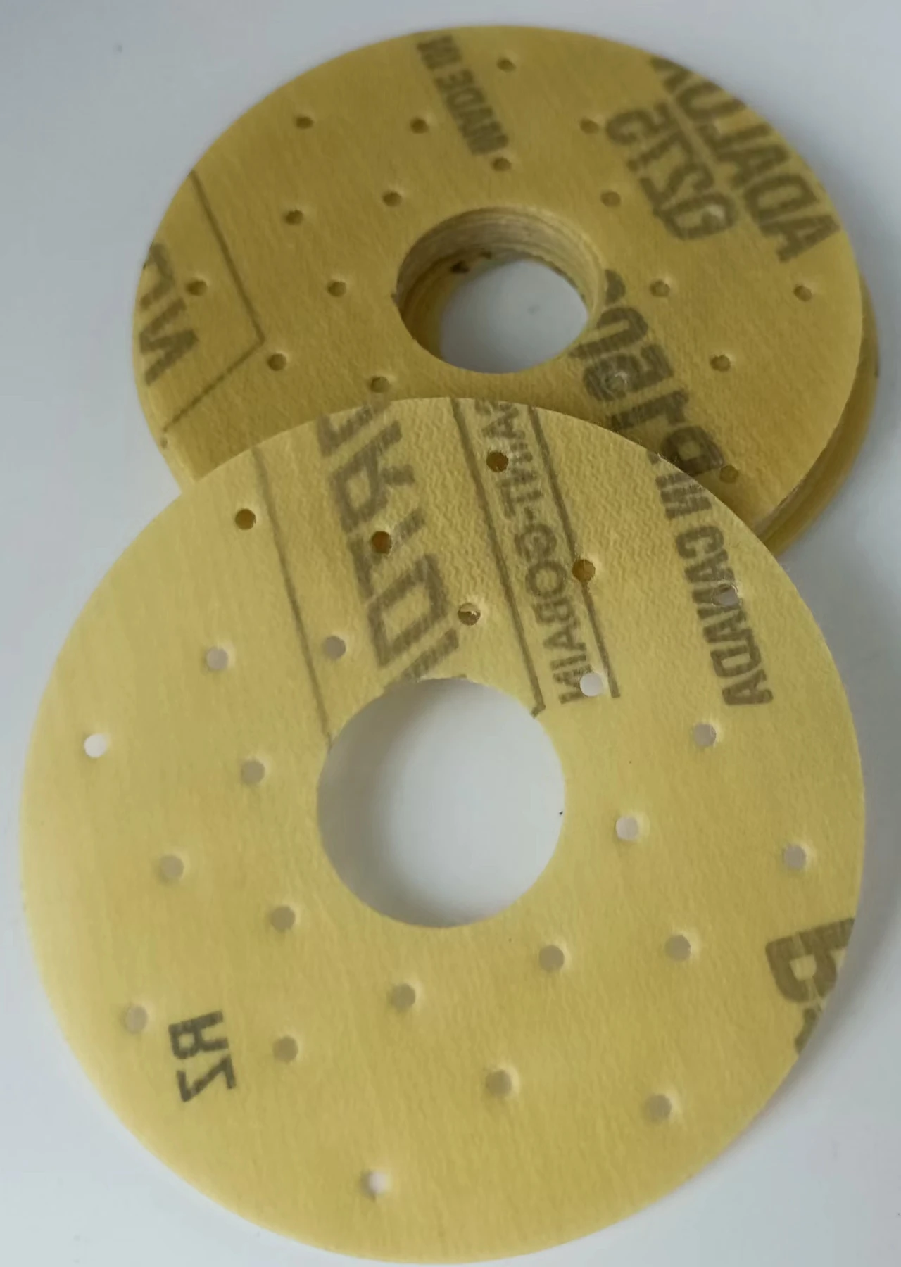 3inch porous  yellow Hook and Loop Sanding Disc orbital sanding disc