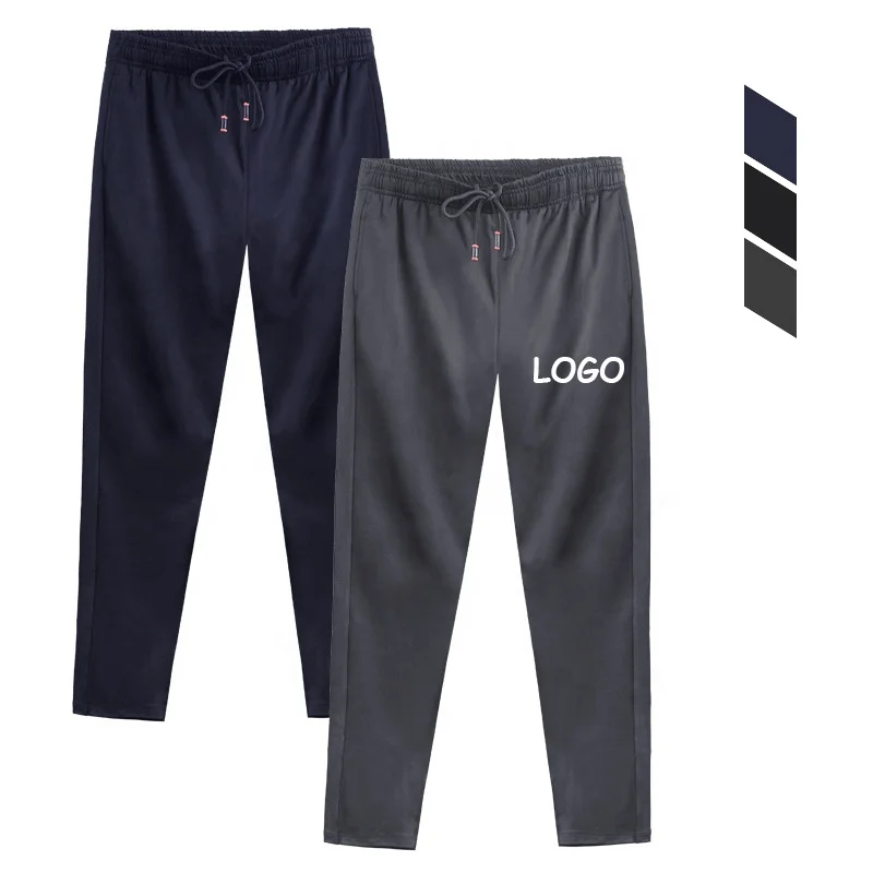 Wholesale Custom Logo 90% Polyester Fitness Workout Running Jogging Quick Dry Men Sweatpants Jogger Gym Pants