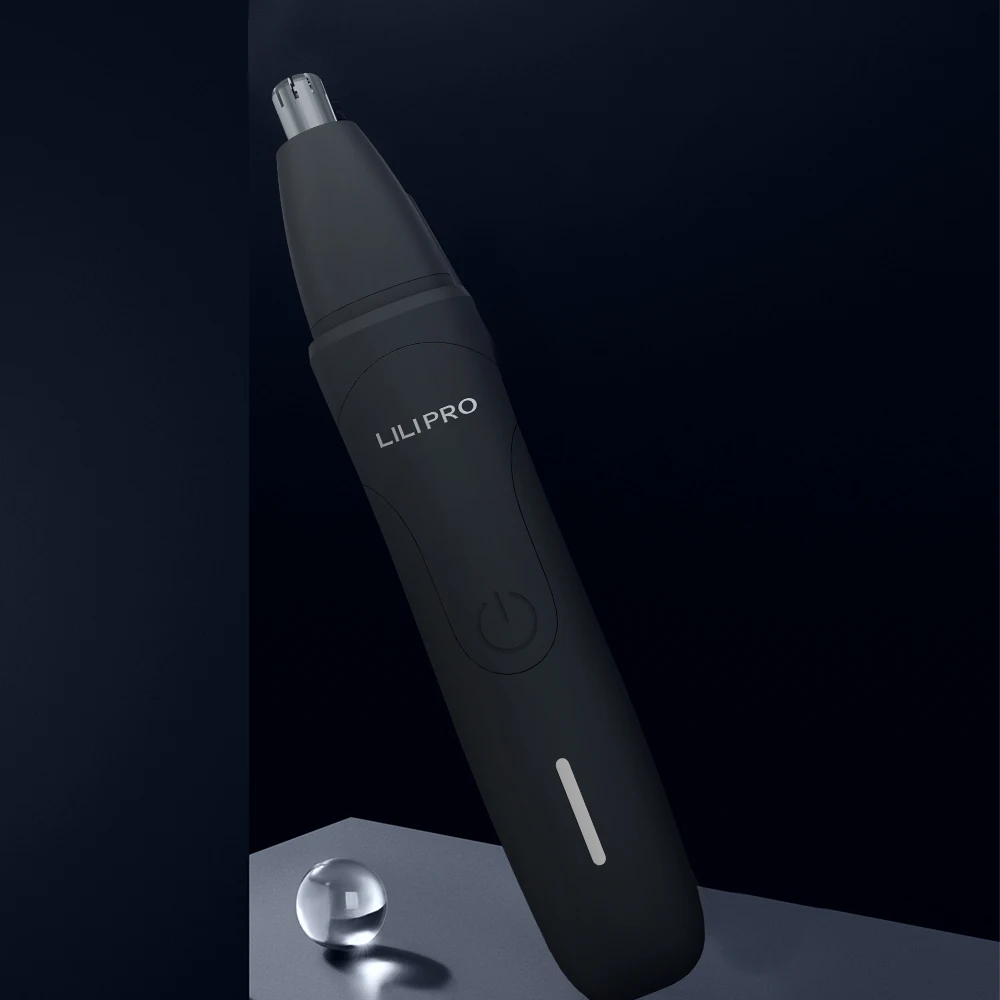 LILIPRO N1-C Electric Nose & Ear Hair Trimmer 9000RPM Stereoscopic Arched Improved Stainless Steel Replaceable Blade