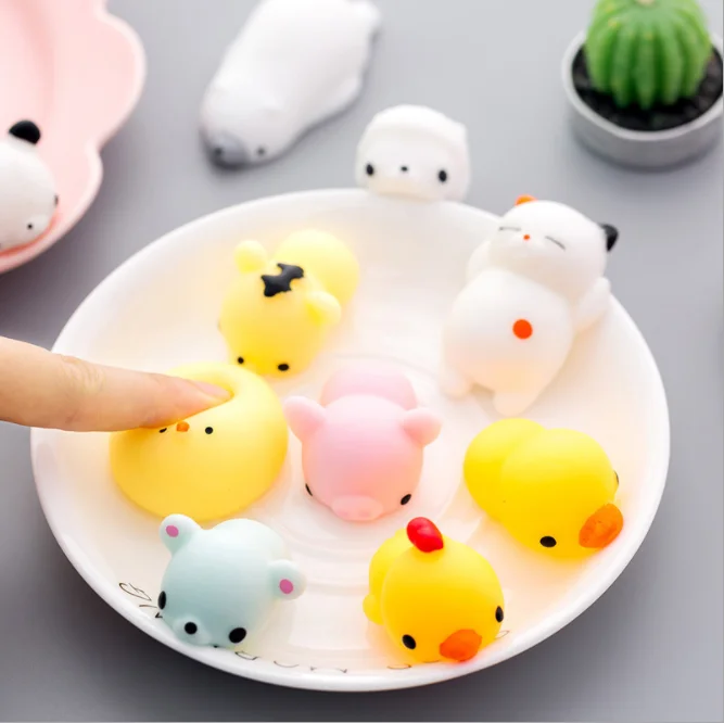Squishy toys party favors mochi squishies mini squeeze funny toy soft stress and anxiety relief toys