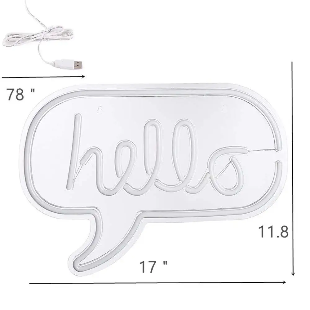 Dropshipping Light Led Custom USB Decoration Light Game Room Gaming Design Personalized Truck Cave 3D Words Good Vibes Neon Sign