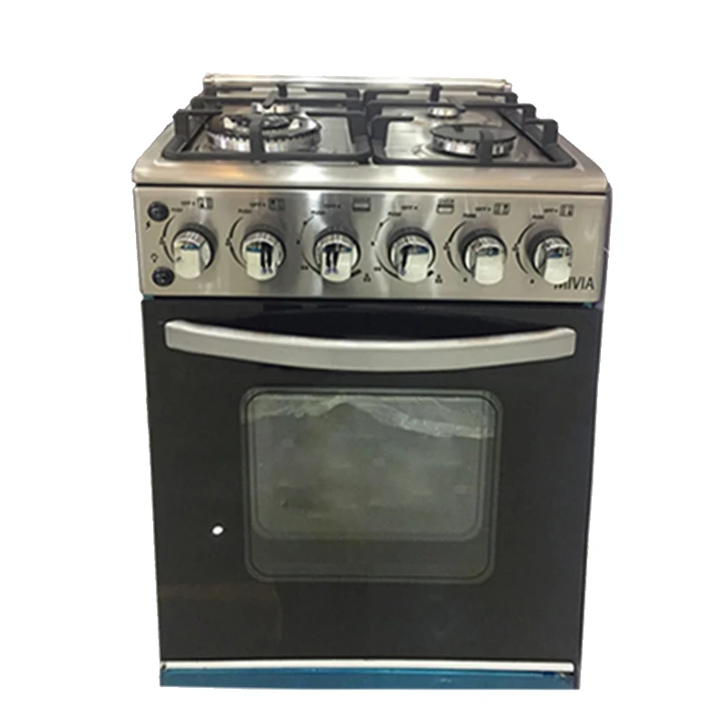 Wholesale Reasonable Price 500*500Mm Sabaf Burner Four Burner Stove Gas Range With One Oven For Roast Duck