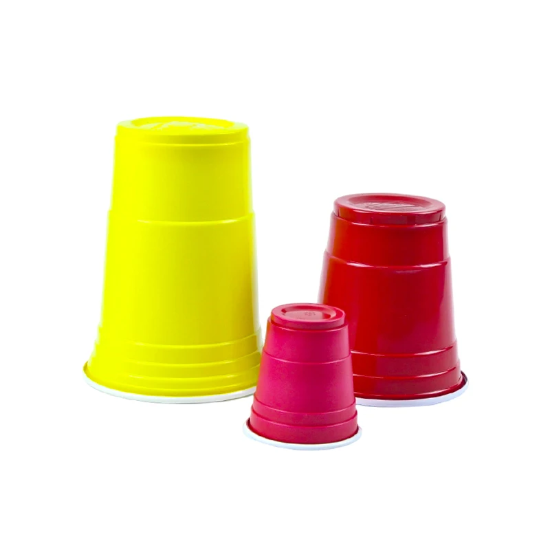 Biodegradable colored plastic cup 500ml 16oz Food grade recyclable cups microwave oven high quality PP party cups