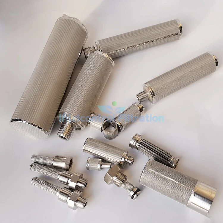 Замена Pall PSC1210SDOE 316l металлическая проволочная сетка Спеченный фильтр из нержавеющей стали трубчатый элемент картриджа для фильтрации жидкостей