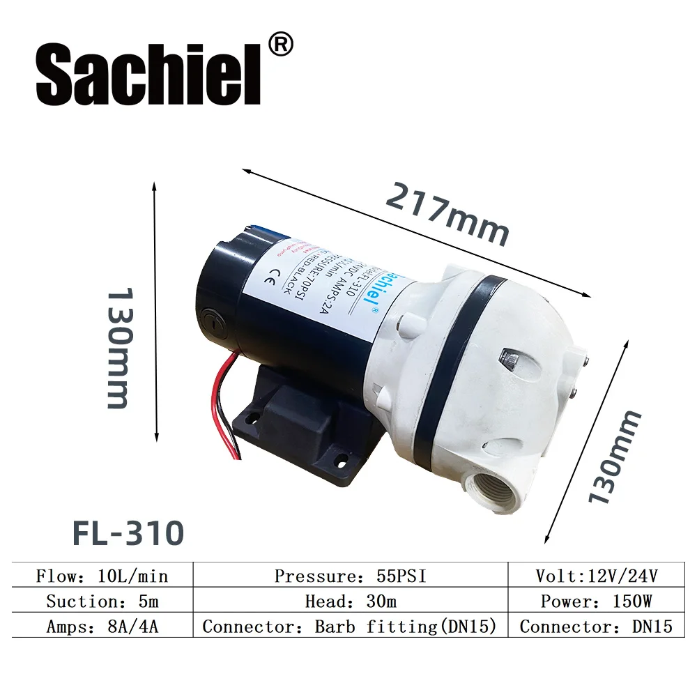 Электрический 12 В двигатель постоянного тока безмасляный мембранный насос высокого давления кислотные щелочные и химические вещества антикоррозионный для жидкого использования