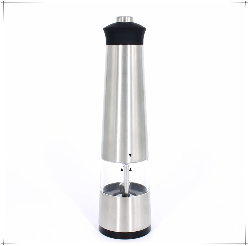 electric salt and pepper grinder LFGB CE RoHS approved spice mill tower design