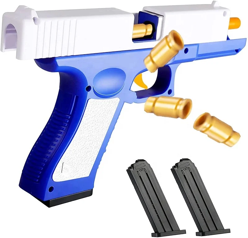 EVA safe soft bullet gun shooting dart toy gun long range shooting birthday gift for boy toy outdoor sports toy guns for kid