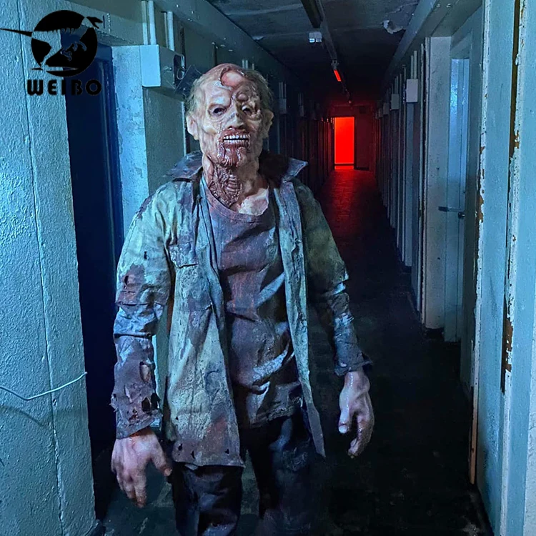 Escape room prop haunted house prop bespoke animatronic human skeleton