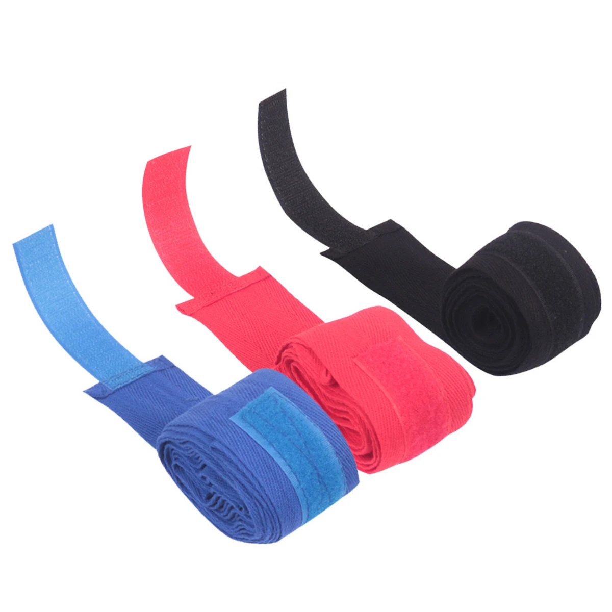 Pure cotton boxing bandage 2.5m Sanda Muay Thai fighting hand binding band sports sweat-absorbing binding hand protection