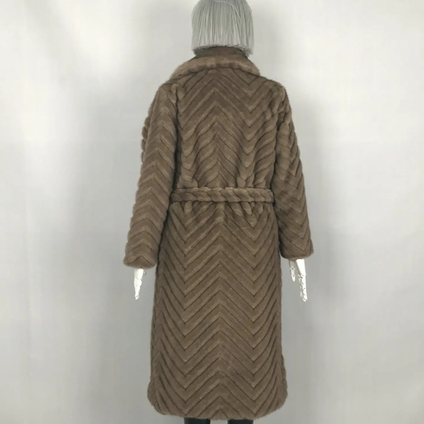 Custom Outwear Winter Wholesale Coat For Winter Wear Faux Fur Long Coat