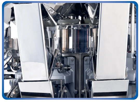 Electric Automatic 10 head multihead weigher leisure food packaging machine for weighing candy peanuts almonds raisins