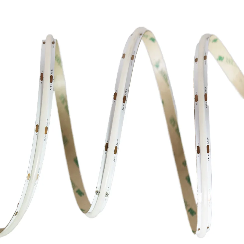 Hot sale cob led strip light dimmable three colour flexible ce rohs Double Color cct cob led strip