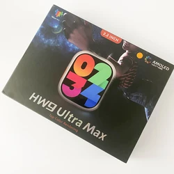 HW9 Ultra Max Amoled 2.2 inch 2023 Smart watch HW9 Pro max BT Call Relogio Montres Reloj inteligente Hw9 ultra max Smartwatch