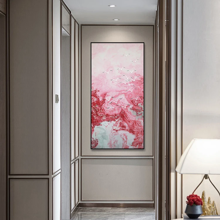 embroidery Modern light luxury style painting of birds decorative painting traditional chinese painting horse wall art