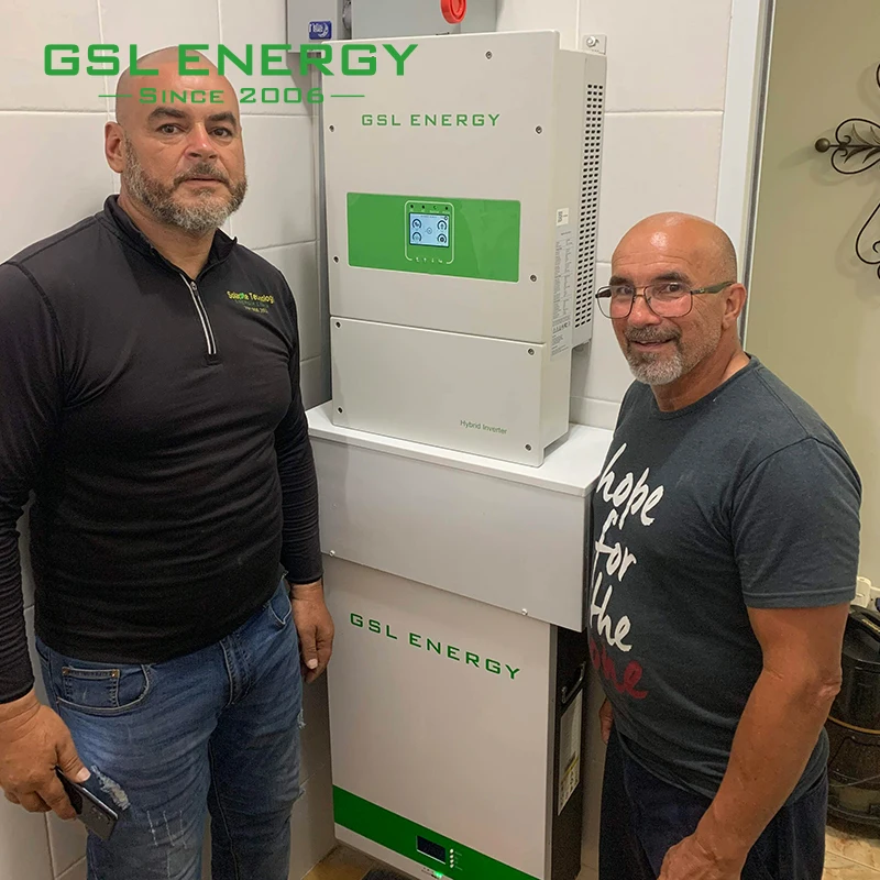 GSL Energy 48 В 100ah/200ah настенный Гибридный аккумулятор для домашнего хранения 10 кВтч 100% связи поставка с фабрики в Китае