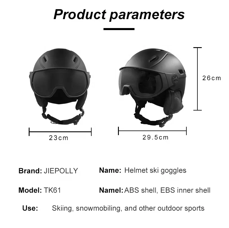 Outdoors sports custom skiing snowboard bike helmet adult bicycle helmet in-mold cycling climbing snowboard snow helmet