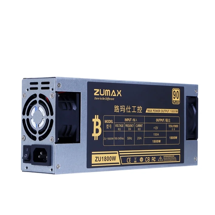 Factory made 1800W server Power Supply 12v