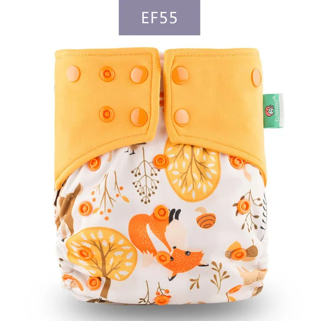 Happyflute New Design Coffee Material Baby washable Cloth Diaper Reusable Soft Happy Baby Pants Diaper 600 kinds prints