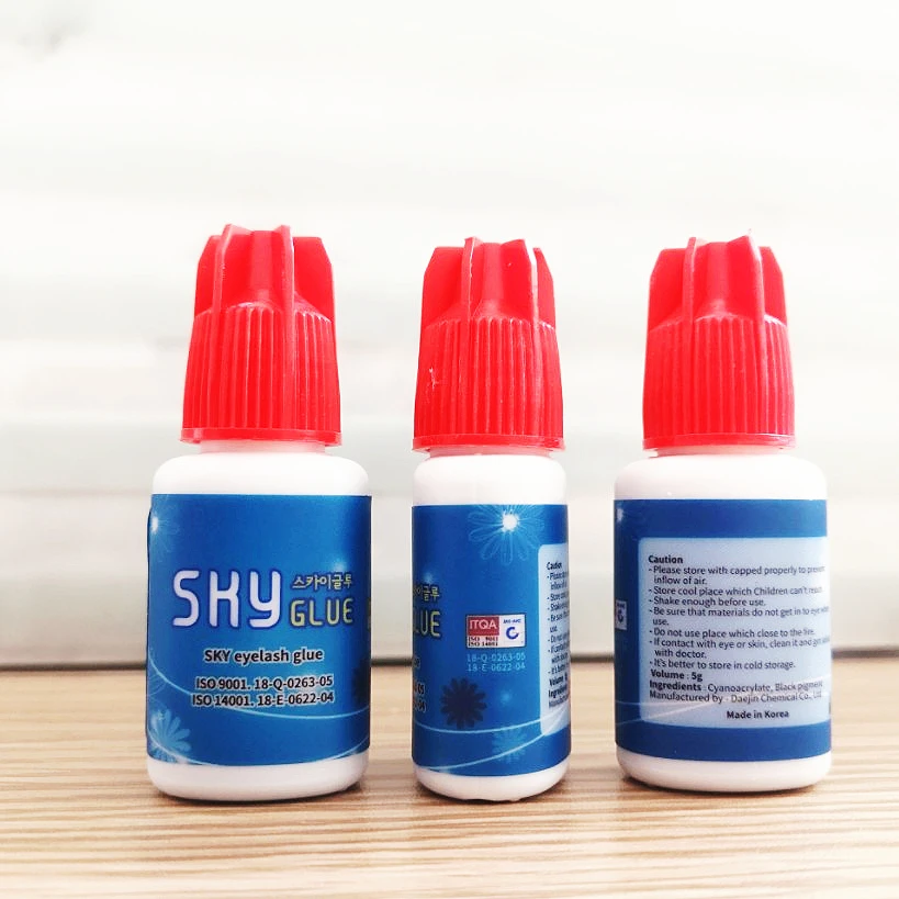 Professional lash supplier Korean sky stacy latex free waterproof  eyelash extension glue adhesive