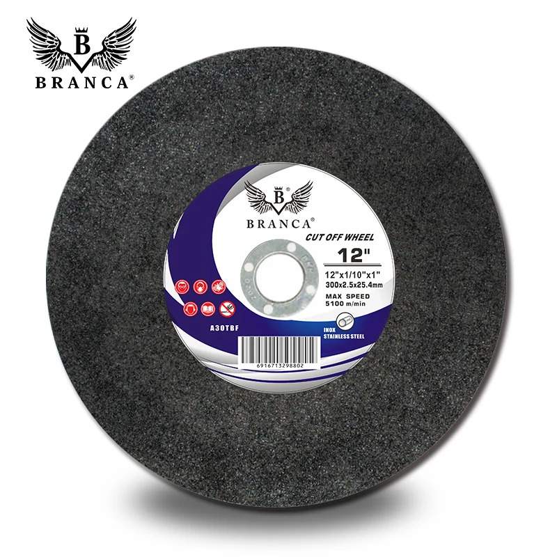 300x2.5x25.4 mm 12 inch BRANCA abrasive cutting wheels