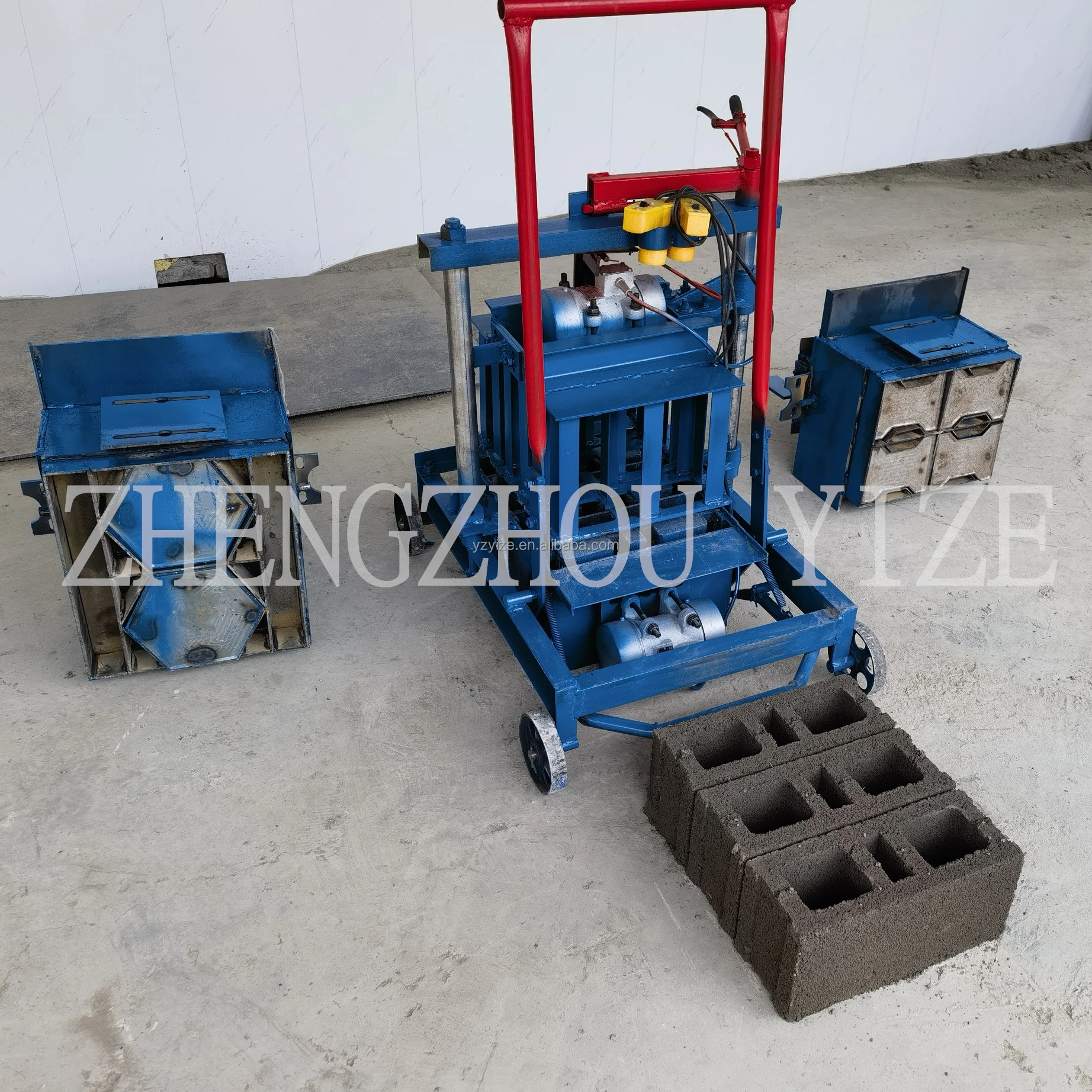 Small Mini Diesel Plastic Brick Machine Cheap Paving Brick Cement Hollow Brick Maker Machineconcrete Block Making Machine