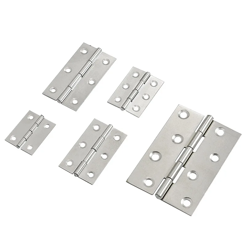 HM1124 Small cabinet door flush small hinge 1.5/2/2.5/3inch stainless steel hinge hinge box direct selling