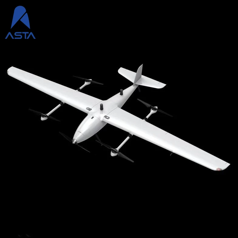  Беспилотный летательный аппарат дальнего действия VTOL с фиксированным крылом промышленный многовинтовой Квадрокоптер 4k HD-камерой для наблюдения и построения