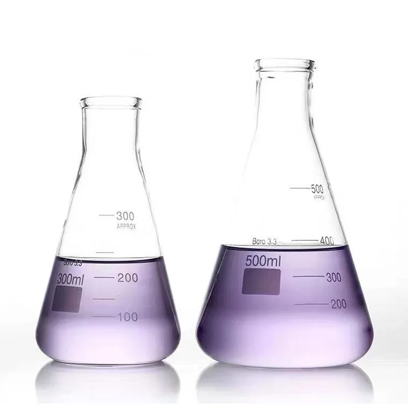  Лабораторная посуда 100 мл коническая колба erlenmeyer с узким