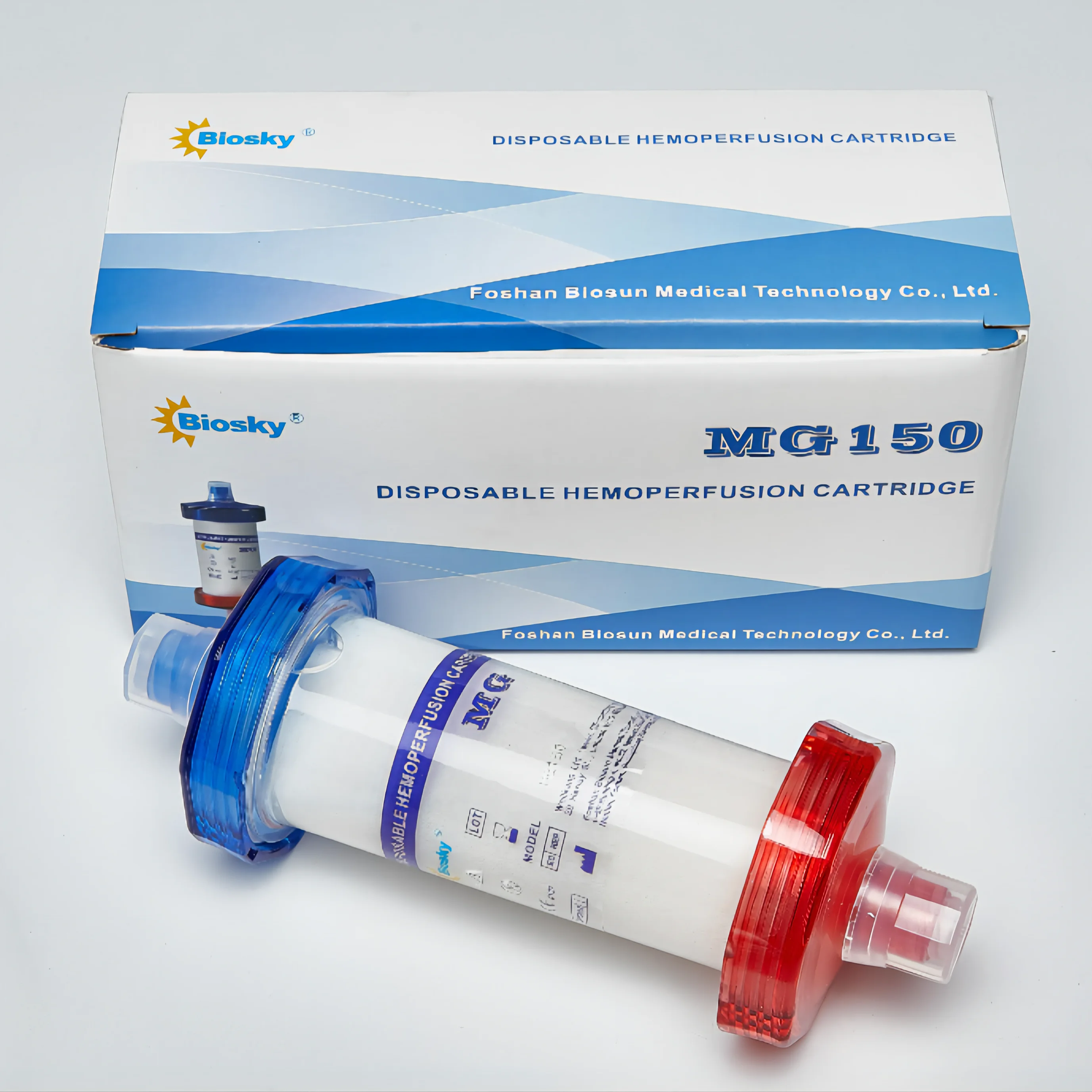 Медицинские нормальные продукты для очистки крови, медицинский одноразовый картридж Hemoperfusion