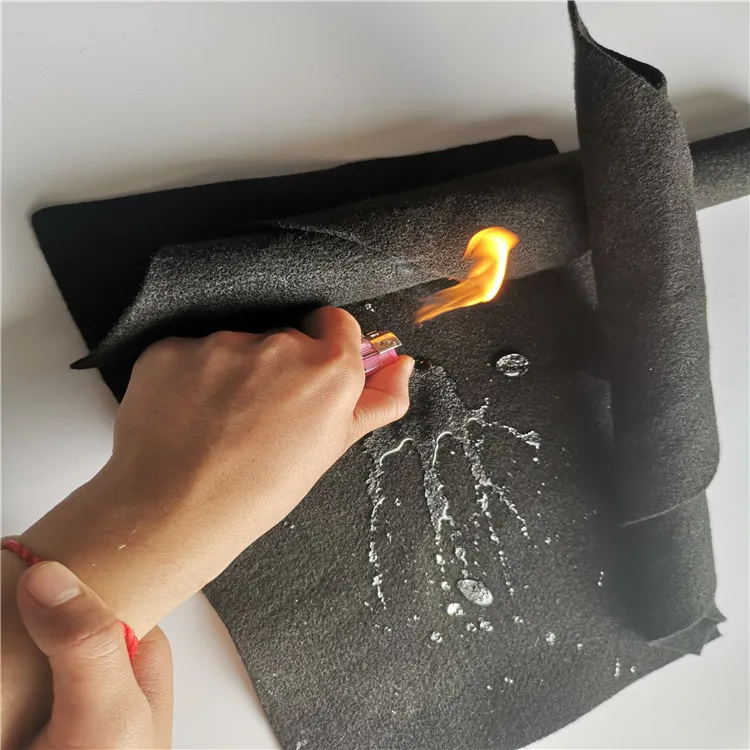 High Temperature Resistant Flame Retardant Pre-Oxidation PAN Fiber Nonwoven Needle Punched Felt For Cars