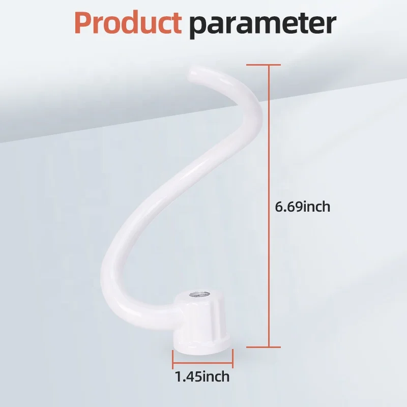 Spiral Dough Hook for Kitchenad Stand Mixer 6qt - Kitchenaid Dough Hook Attachment Professional 6qt