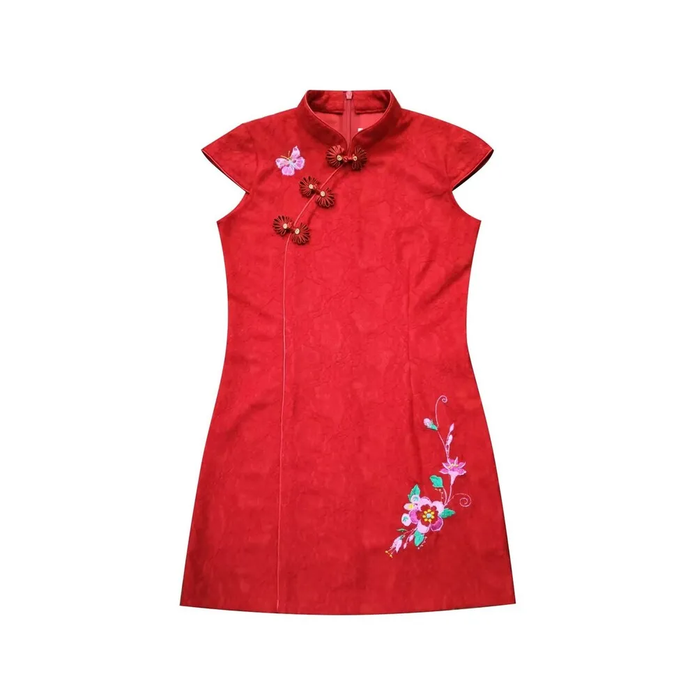 Chinese traditional cheongsam traditional clothes for women qipao cheongsam Summer Dress Fashionable