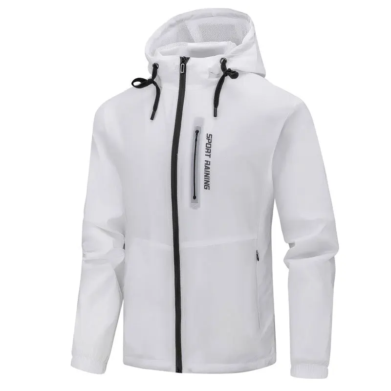 autumn Waterproof Outerwear Male Jacket Coat Hooded Windbreaker Casual mens jacket