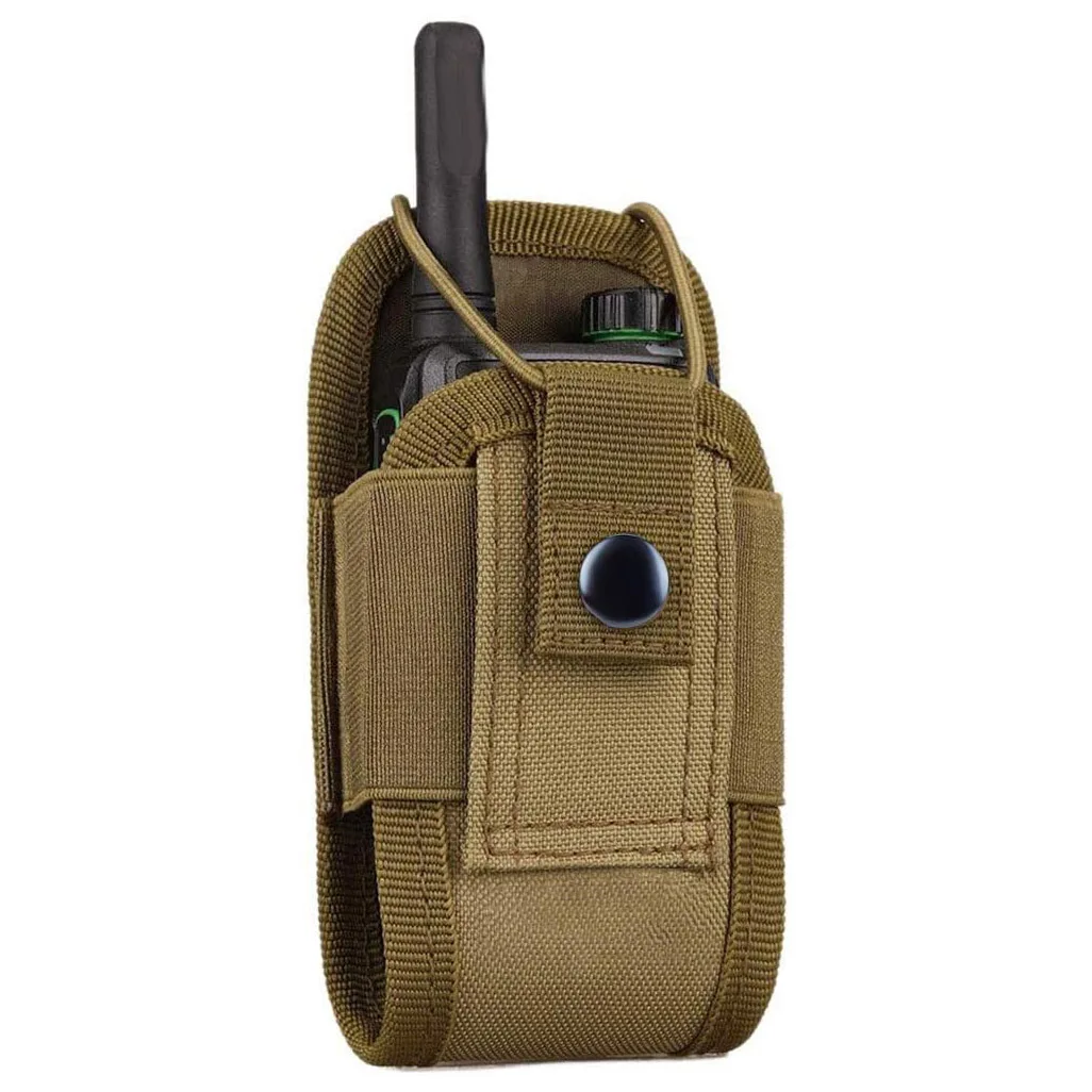 ISO9001 factory Belt Holster Tactical Hunting Intercom Bag Molle Radio Holder Walkie Talkie Pouch Case