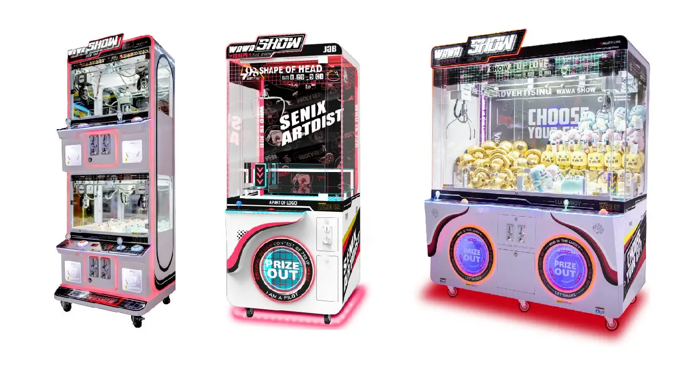 Modern and Stylish Mini Claw Machine Coin Pusher Machine Doll Crane Machine