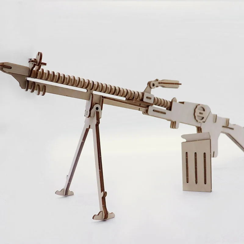 Hot Selling Unisex 3D Wooden Puzzle DIY Educational Simulation Model Building Game for Kids and Adults Aged 5 to 7 Years