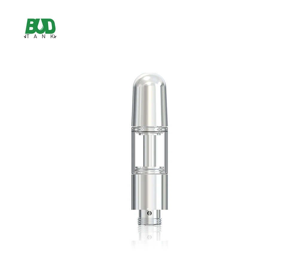
Buddy Vape 510 Screw Thread Atomizer 0.5ml 1.0ml Glass CBD Vape Tank Vape No Leaking Cartridges 