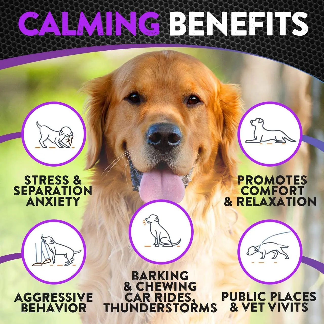 Конопляное успокаивающее лакомство для собак конопляное масло 120 мягких