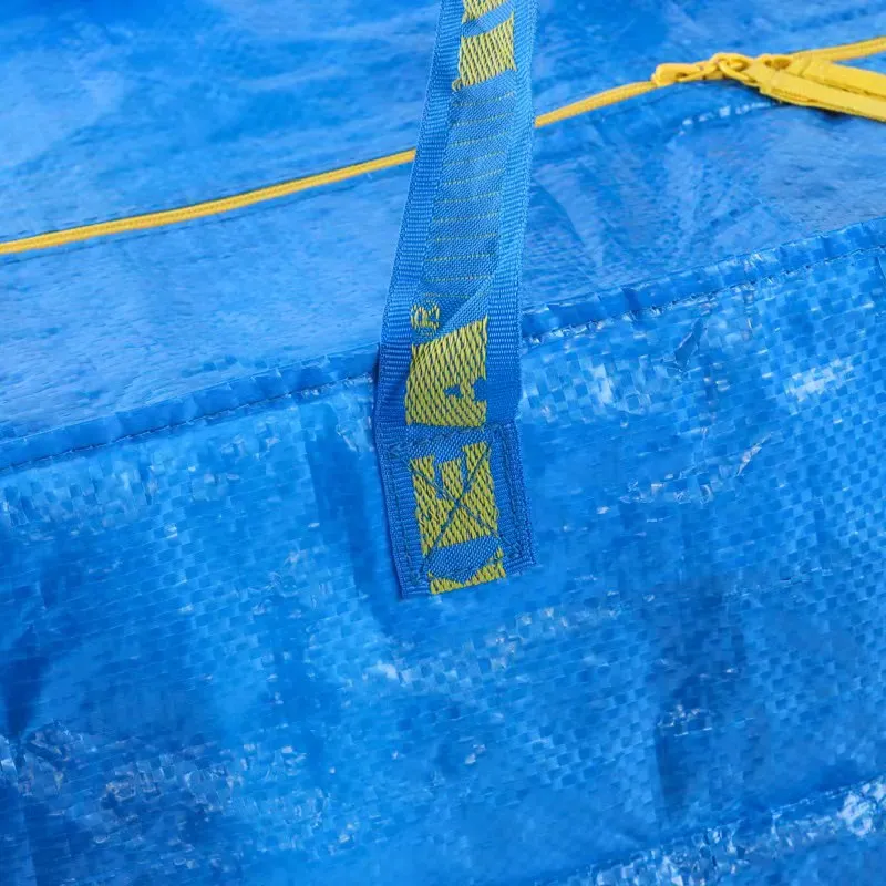 High quality promotional Frakta eco friendly custom gravure printing laminated pp woven bag with zipper length handle